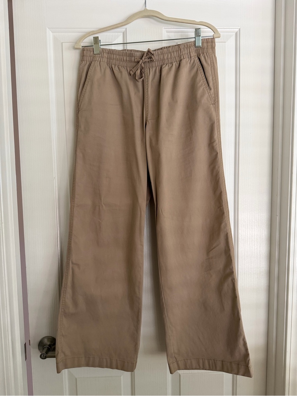 L.L. Bean Lakewashed Pull-on Wide-Leg Chinos - Picture 9 of 9